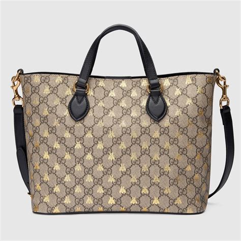 bolso abeja gucci|Gucci Bolsa tote mediana GG Emblem.